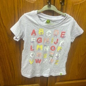 John Deere alphabet shirt